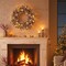 24" Artificial Christmas Wreath Pre-Lit with 105 Branch Tips and 35 LEDs